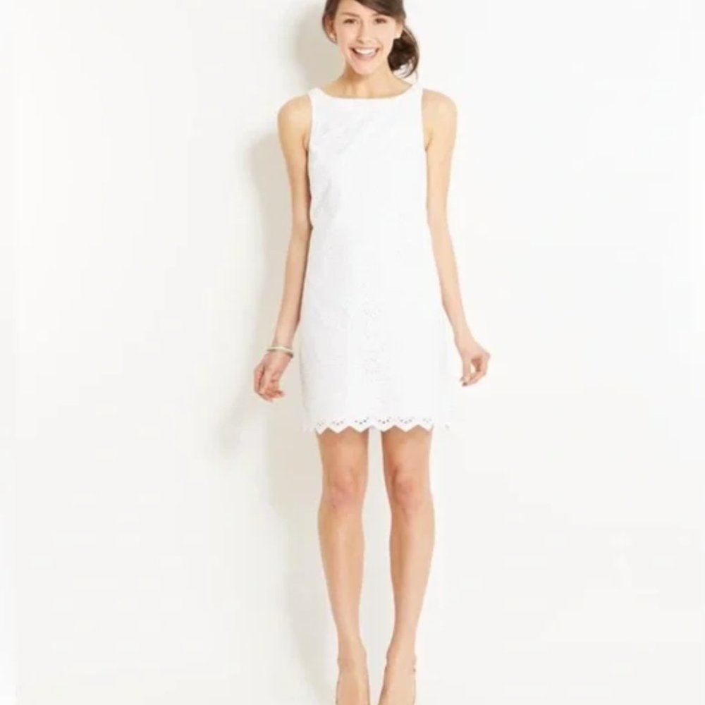 Vineyard Vines White Eyelet Dress, Size 2